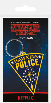 Stranger Things - Hawkins Police Patch Nøglering