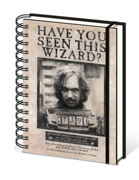 Notatbok Harry Potter - Wanted Sirius Black