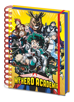 Notebook My Hero Academia - Radial Character Burst