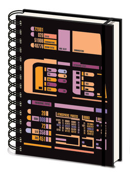 Notebook Star Trek TNG - Control Panel