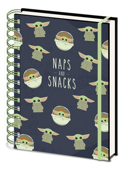Σημειωματάριο Star Wars: The Mandalorian - Snacks and Naps