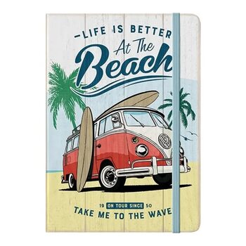 Notebook VW Bulli - Beach