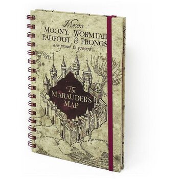 Notesbog Harry Potter - The Marauders Map