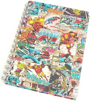 Marvel - Comic Splash 3D Cover Notesbøger