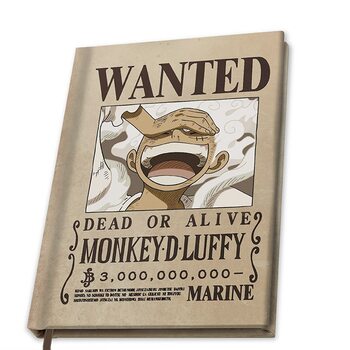 Notesbog One Piece - Wanted Luffy Wano