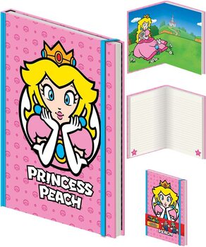 Notesbog Super Mario - Peach