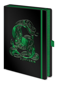 Notizbuch Harry Potter - Slytherin Foil