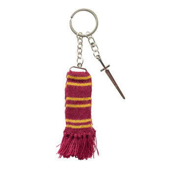 Nyckelring Harry Potter - Gryffindor Scarf + Sword