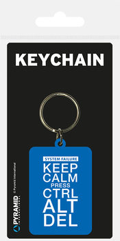 Nyckelring Keep Calm Press Ctrl ALt De