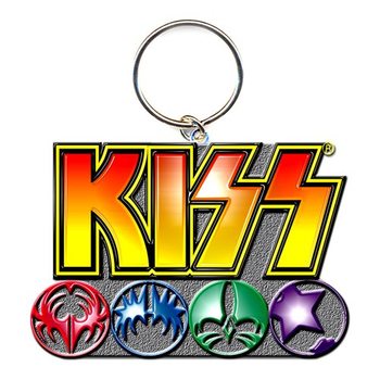 Obesek za ključe Kiss - Logo & Icons