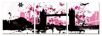 Modern Design - City Collage Obraz