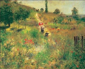 Slightly Uphill Path in the Countryside, 1875, Obrazová reprodukcia
