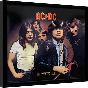 Zarámovaný plagát AC/DC - Highway To Hell