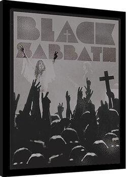 Zarámovaný plagát Black Sabbath