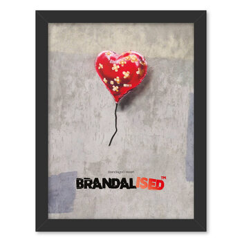 Zarámovaný plagát Brandalised - Bandaged Heart