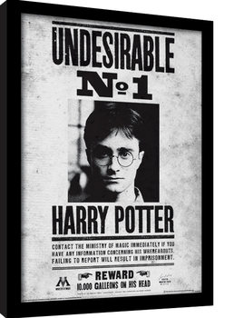 Zarámovaný plagát Harry Potter - Undesirable No1