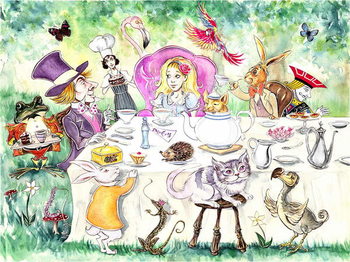 Obraz na plátně Alice's Adventures in Wonderland by Lewis Carroll