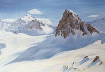 Obraz na plátně Alpine Shadows, 2000