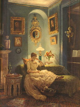 Obraz na plátně An Evening at Home