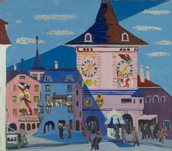 Obraz na plátně Bern with Belltower, 1935
