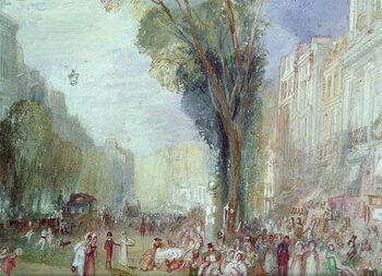 Obraz na plátně Boulevard des Italiens, Paris