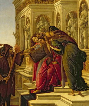 Obraz na plátně Calumny of Apelles, 1497-98 (oil on panel)