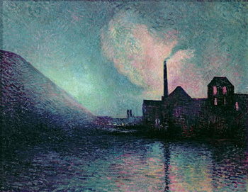 Obraz na plátně Couillet by Night, 1896