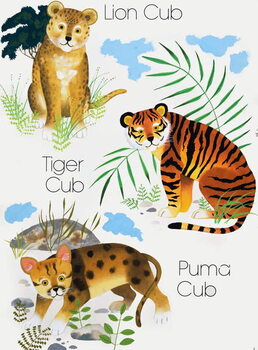 Obraz na plátně Cubs of Big Cats