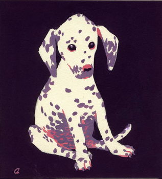 Obraz na plátně Dalmation Puppy, 1950s