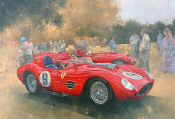 Obraz na plátně Ferrari, day out at Meadow Brook