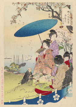 Obraz na plátně Geisha in Springtime