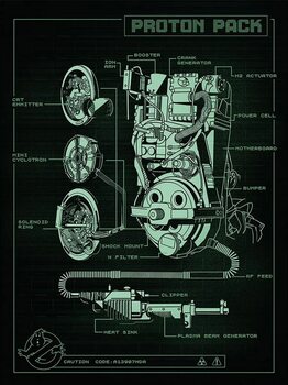 Obraz na plátně Ghostbusters Afterlife - Proton Pack Technical