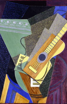 Obraz na plátně Guitar on a Table; Guitare sur une Table, 1916