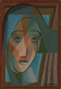 Obraz na plátně Head of a Harlequin; Tete d'Arlequin, 1924