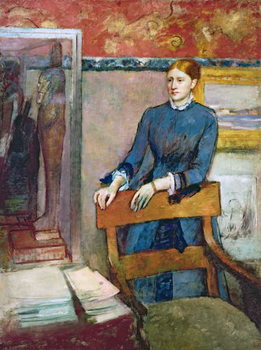 Obraz na plátně Helene Rouart in her Father's Study, c.1886