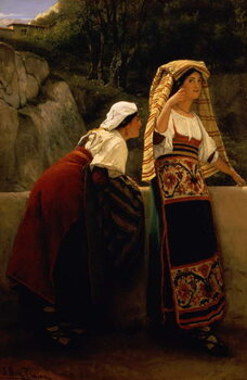 Obraz na plátně Italian Women from Abruzzo