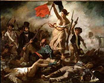 Obraz na plátně Liberty leading the People