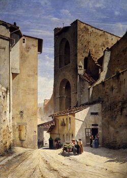 Obraz na plátně Porta San Niccolo in Florence