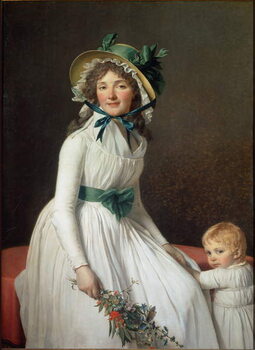 Obraz na plátně Portrait of Madame Seriziat