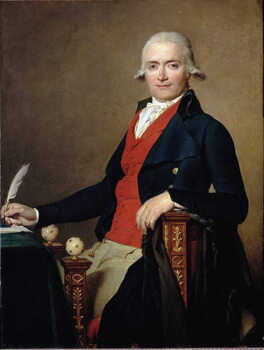 Obraz na plátně Portrait of the Minister Gaspard Meyer - oil on canvas, 1795