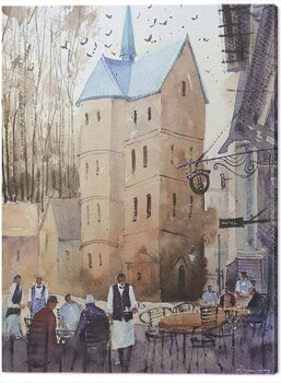 Obraz na plátně Rajan Dey - Ribe Cathedral, Denmark
