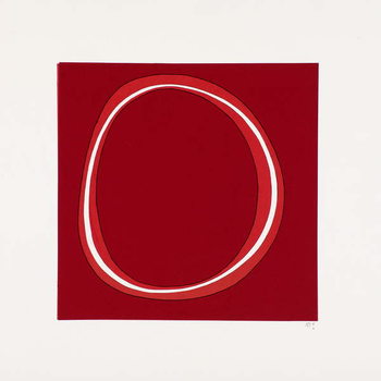 Obraz na plátně Red Circle