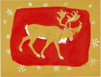 Obraz na plátně Reindeer, 1960s