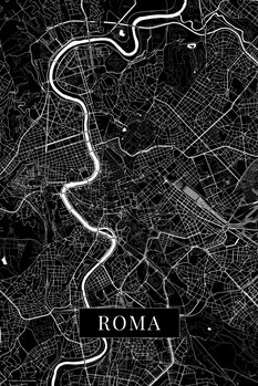 Obraz na plátně Roma black