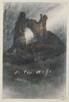Obraz na plátně Ruins at Groz-Nez, Jersey, or The Arch