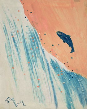 Obraz na plátně Salmon Leap