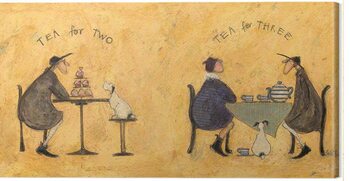 Obraz na plátně Sam Toft - Tea For Two Tea For Three