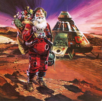 Obraz na plátně Santa Claus on Mars, as depicted in 1976