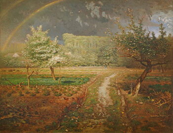 Obraz na plátně Spring at Barbizon, 1868-73