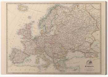 Obraz na plátně Stanfords - Europe Map